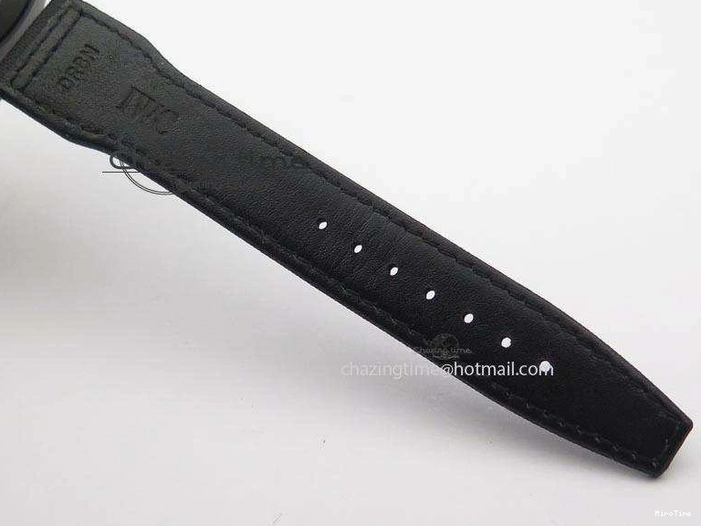 MIROTIME 0128 Pilot Chrono IW388003 Real Ceramic V6F Best Edition Green Markers On Black Nylon Strap A Effortless 7283